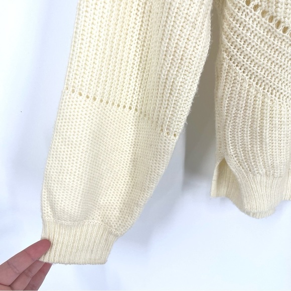 Marine Layer Olivia Crewneck Cashmere Blend Sweater - Picture 6 of 8